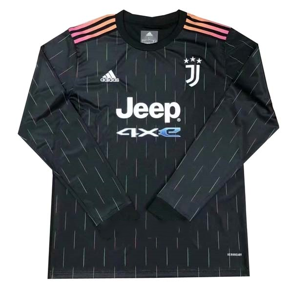 Tailandia Camiseta Juventus ML 2nd 2021-2022 Negro